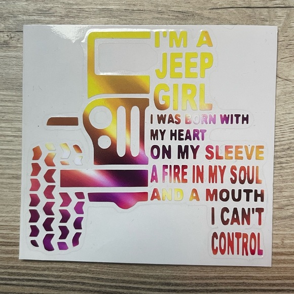 6 Custom Jeep Vinyl Decals - Picture 4 of 7